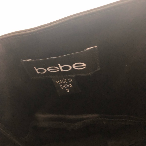 Black Bebe fitted strapless cocktail dress - Picture 4 of 5